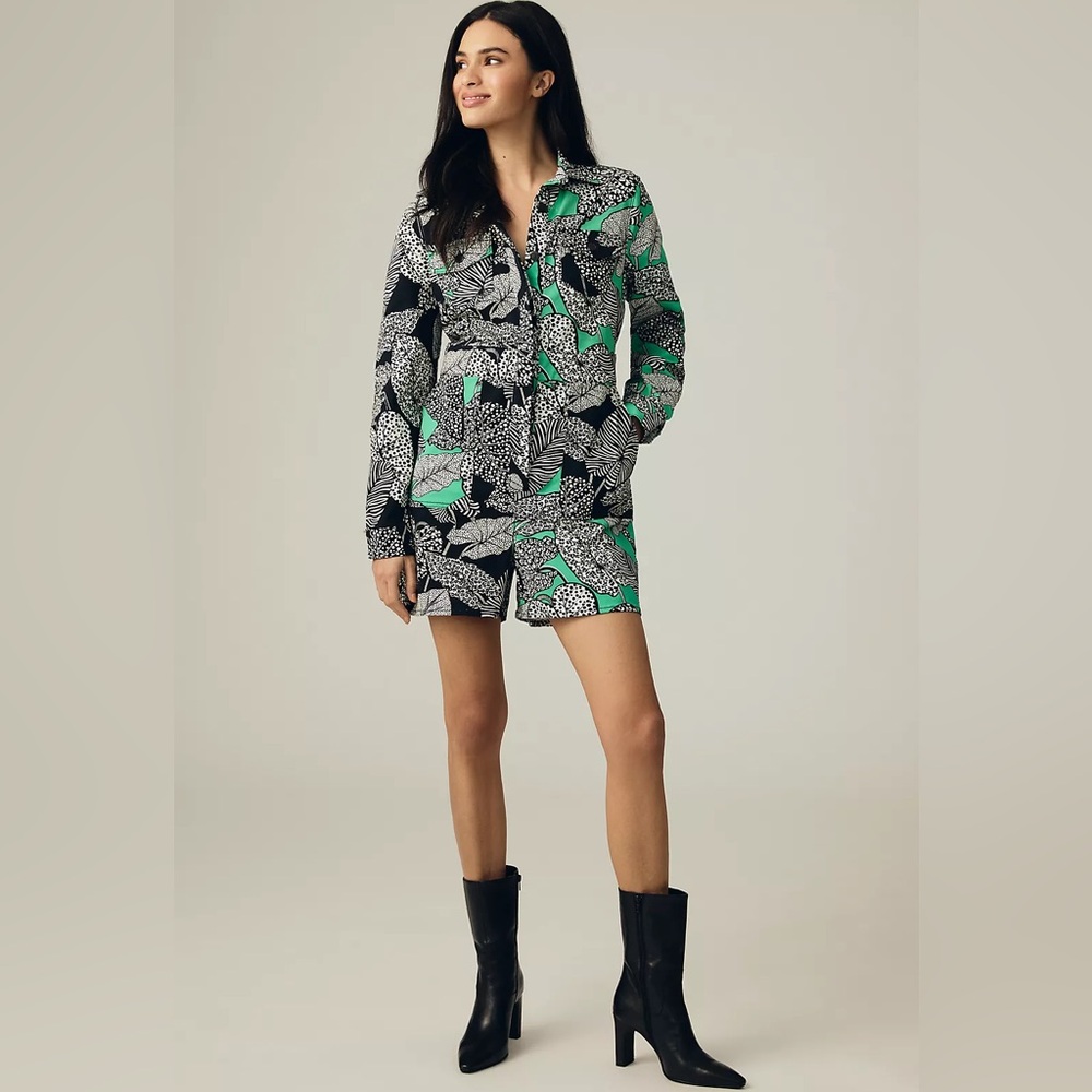 FARM Rio foliage romper, XS.